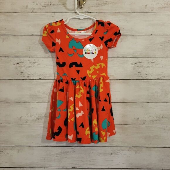 NWT Dot Dot Smile Baby Girl Halloween Jack O Lantern Twirl Dress 12-24 M - Picture 9 of 9